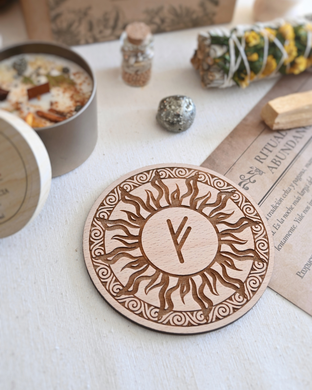 Placa solar Fehu - Abundancia & energía vital