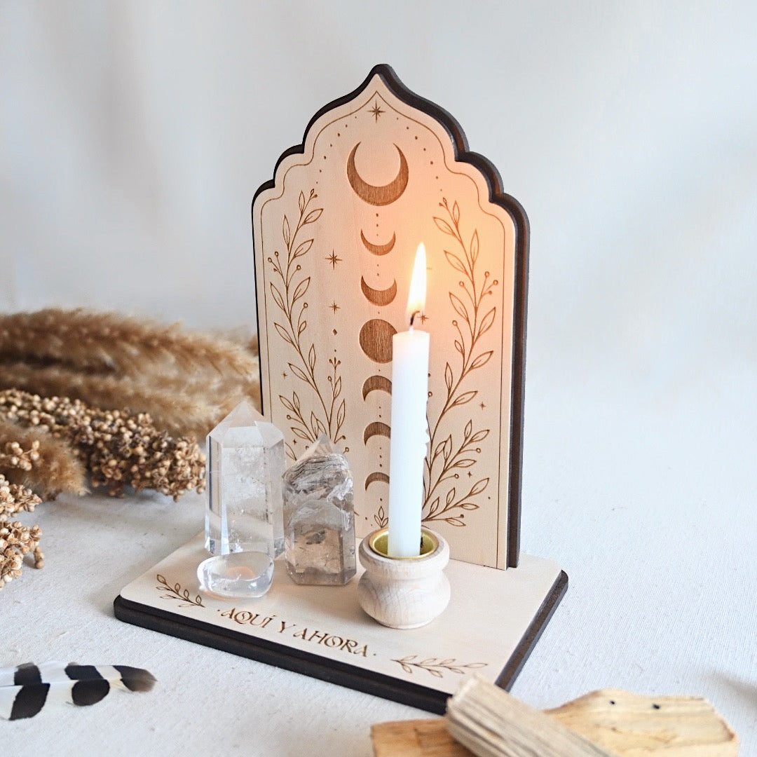 Altar ritual de sobremesa 🌙