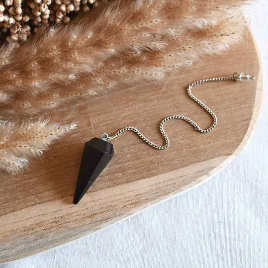 Péndulo de Obsidiana - Protección & Verdad Interior