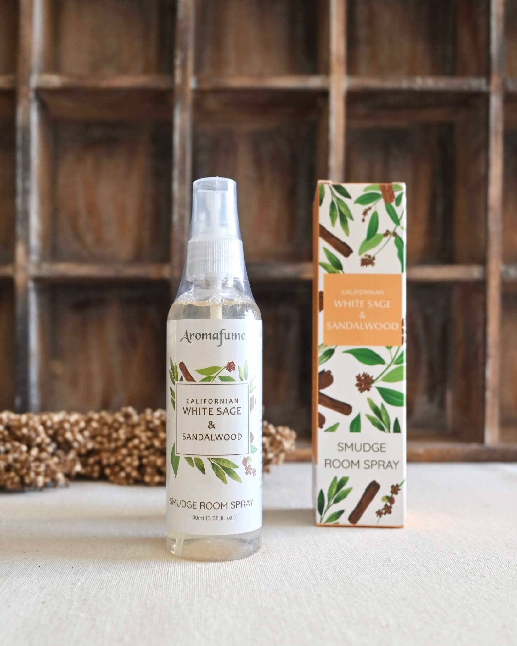 Spray de Salvia blanca con sándalo | Limpia, calma y atrae buena fortuna