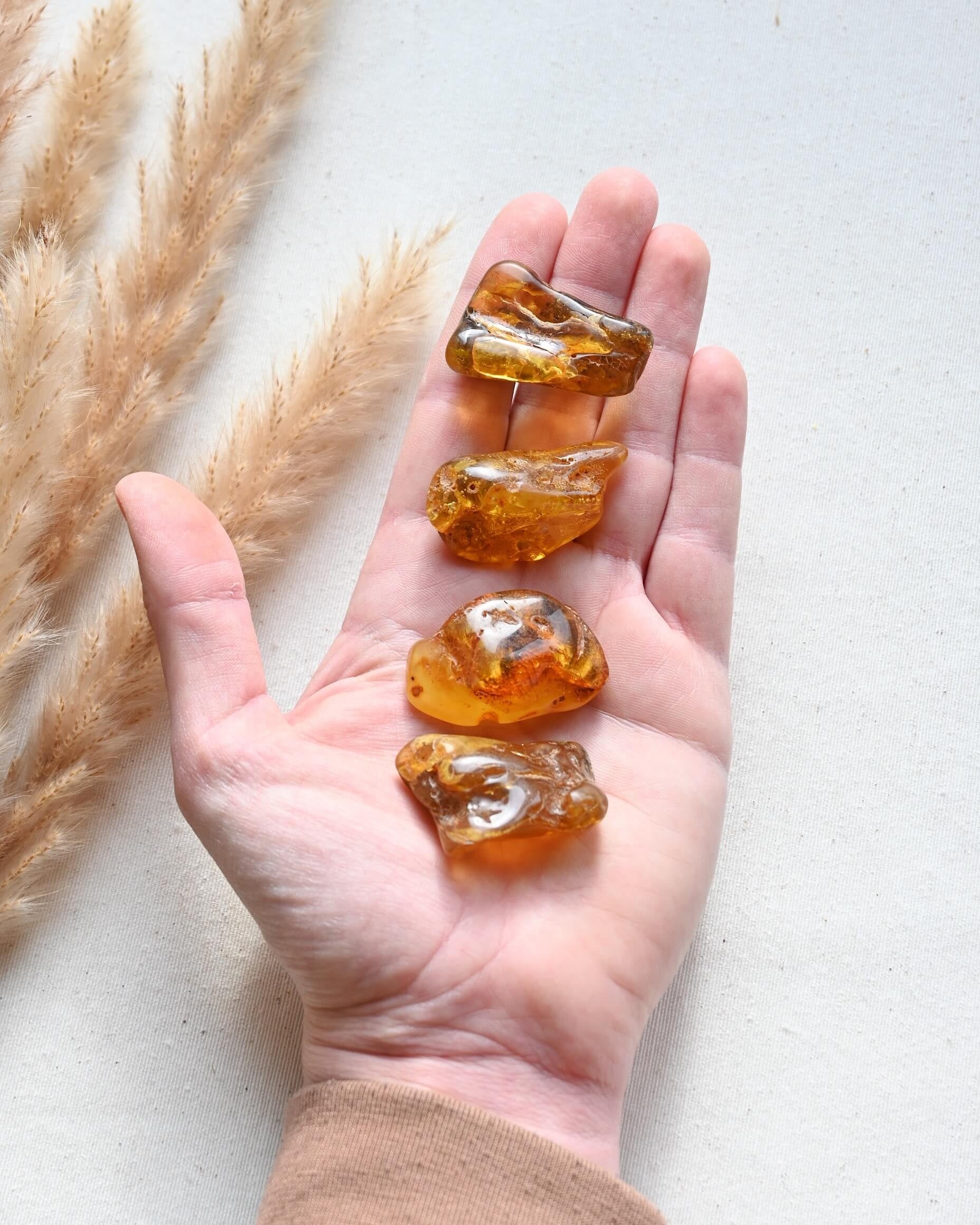 Ámbar (tamaño grande) – Vitalidad, protección & sanación emocional