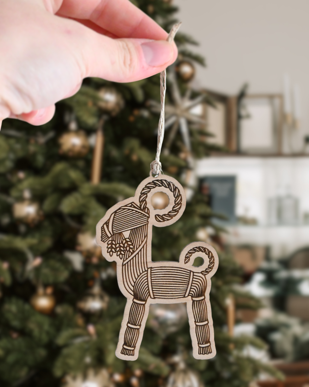 Decoración de Navidad - Cabra de Yule 🌲✨