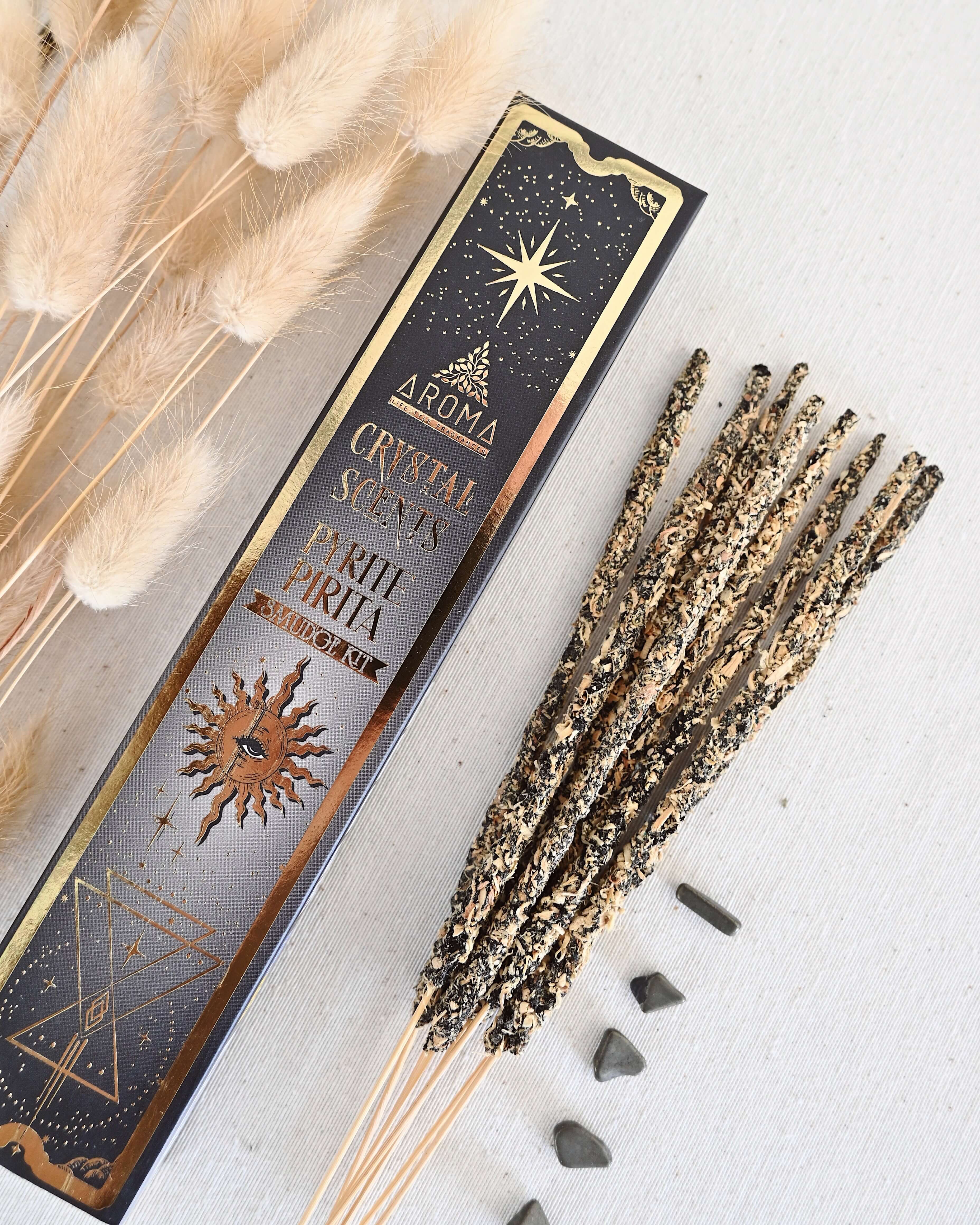 Canela + Pirita Aroma Crystal Scents - Prosperidad y manifestación