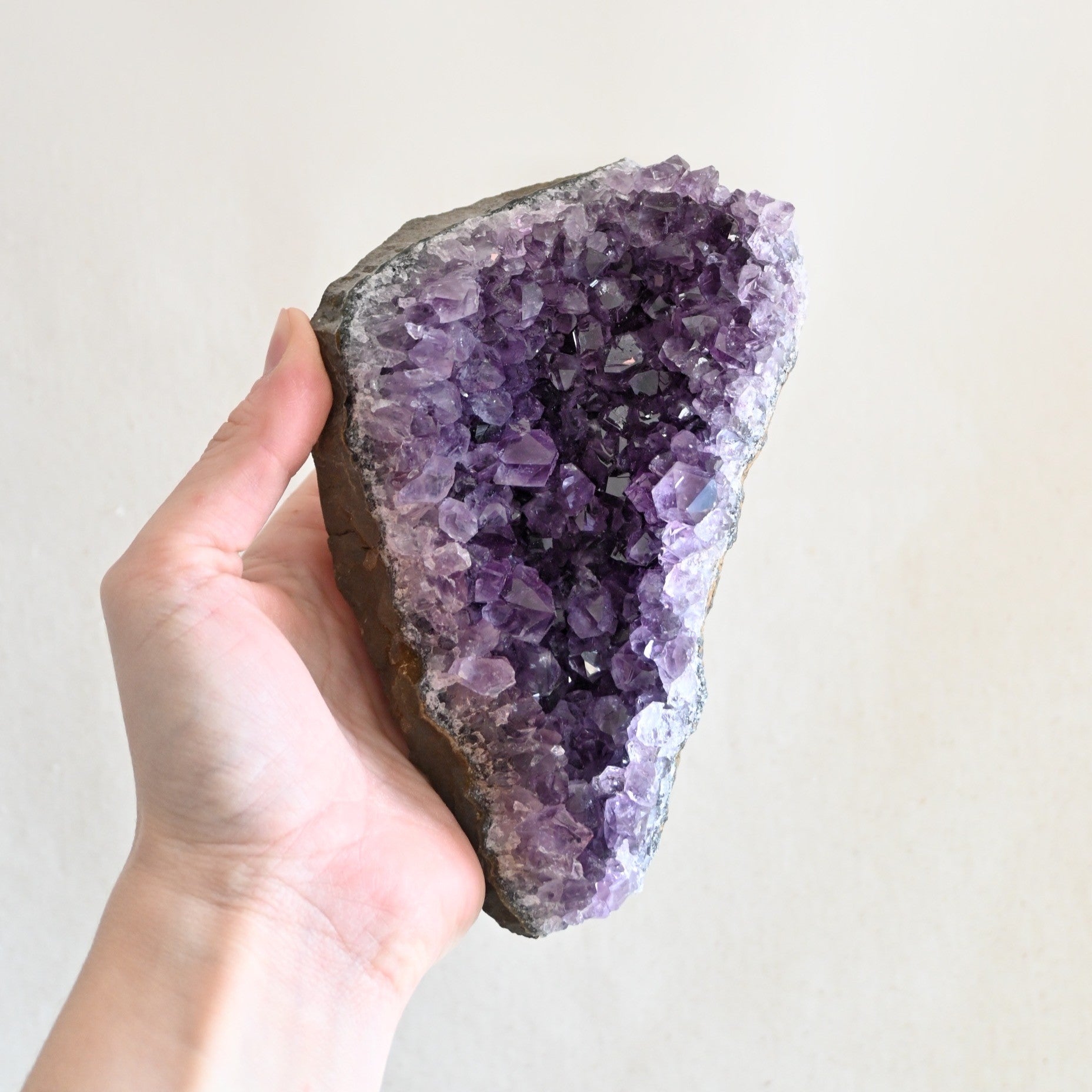 Drusa de Amatista calidad extra | Elevación vibratoria