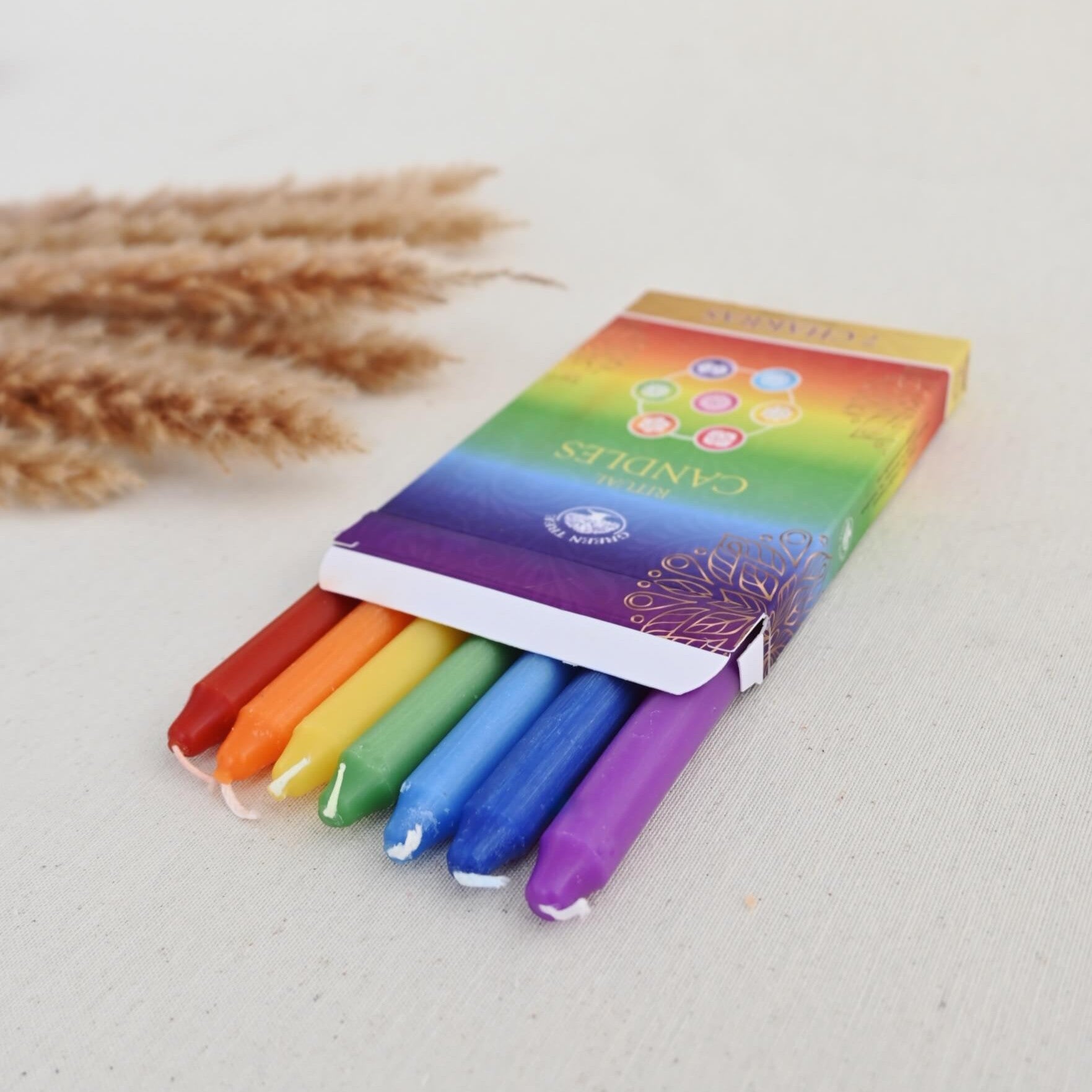 Caja 7 velas ritual - 7 chakras