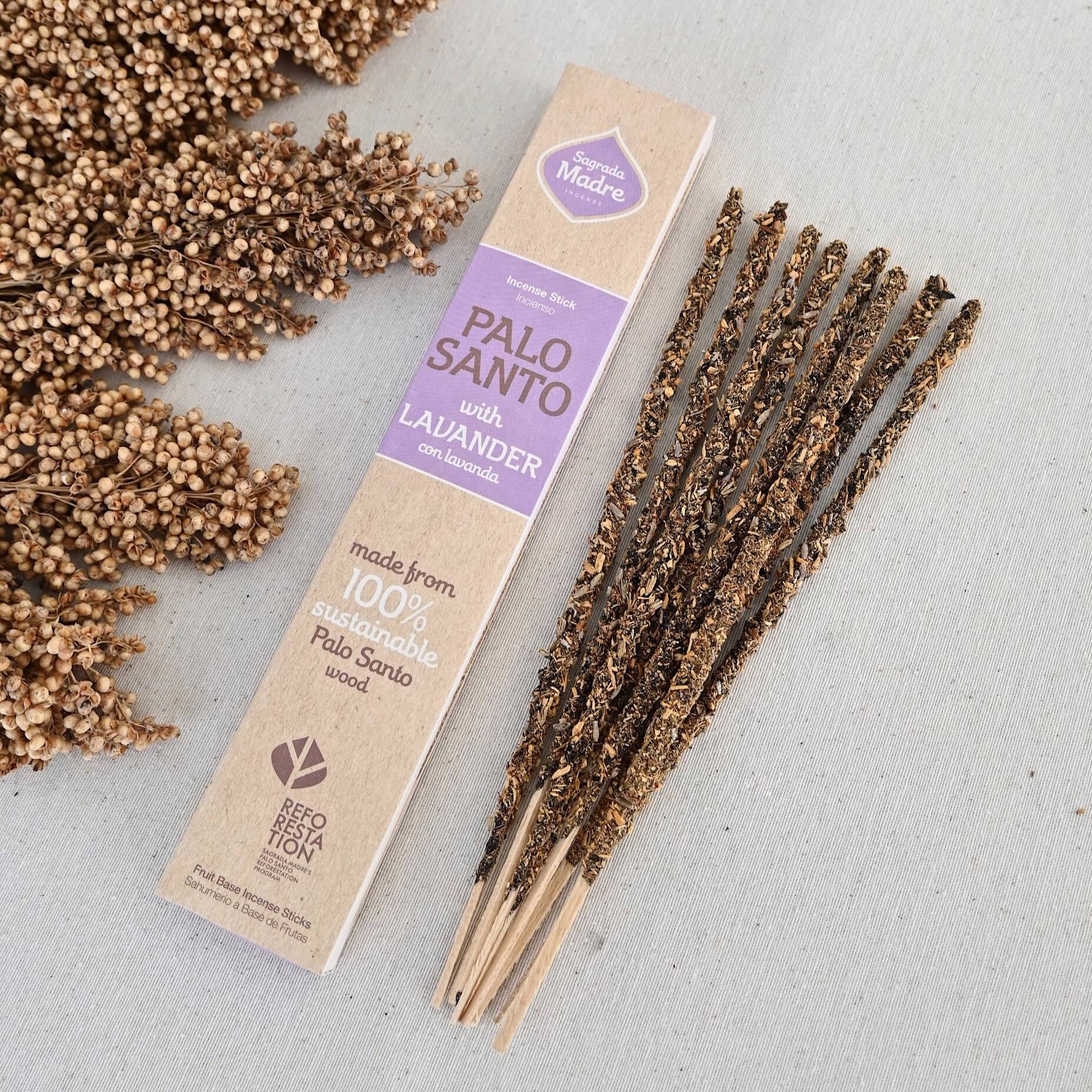 Palo Santo con Lavanda - Calma & Transmutación | Sagrada Madre