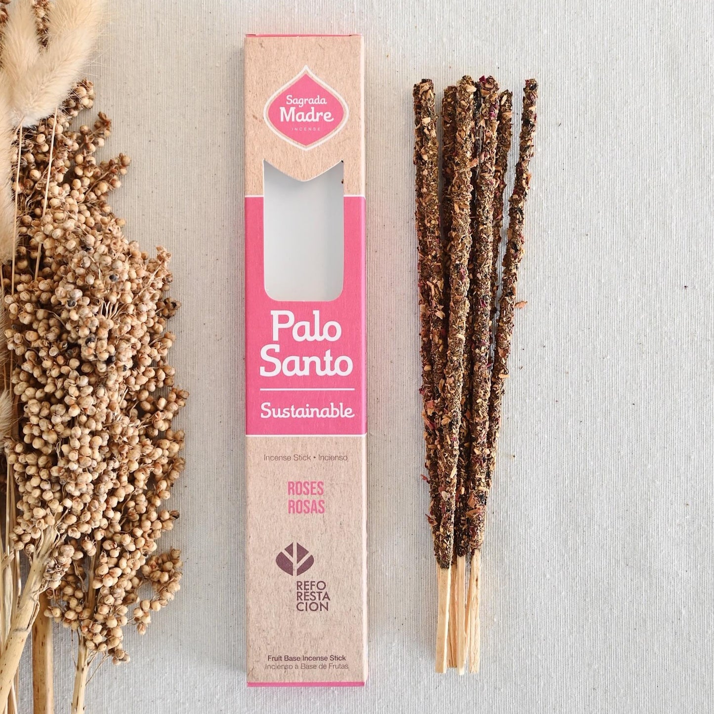 Palo Santo con Rosas - Amor & energía femenina | Sagrada Madre