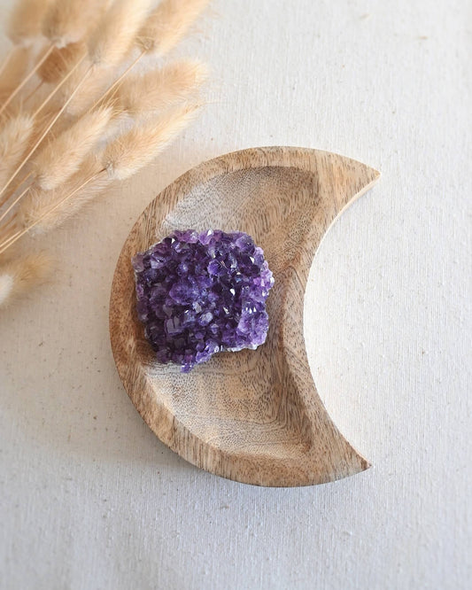 Bandeja Media Luna – Carga, ordena y honra tus minerales