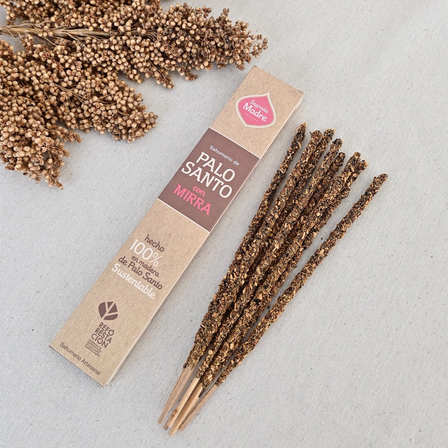 Palo Santo con Mirra - Renovación & Protección | Sagrada Madre