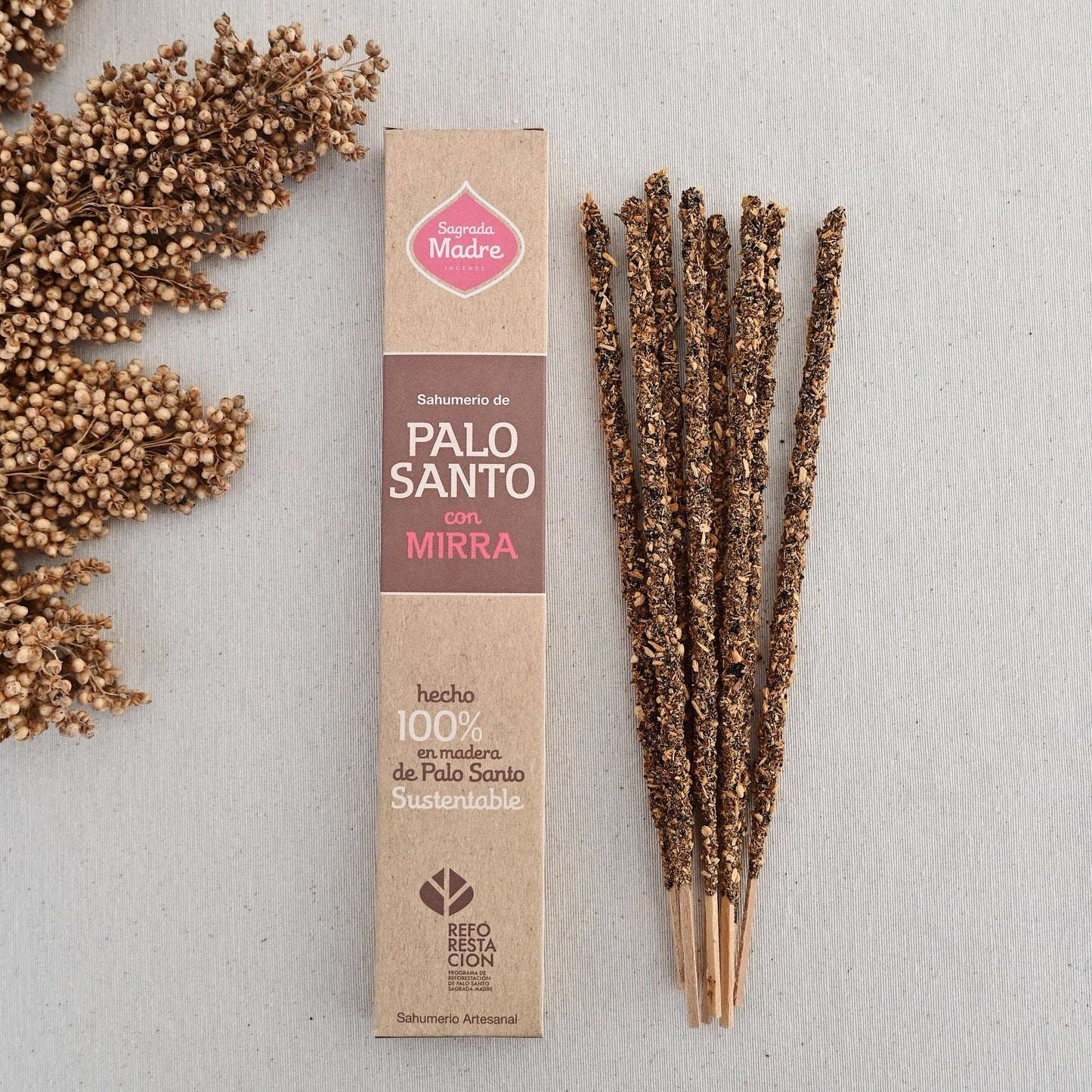 Palo Santo con Mirra - Renovación & Protección | Sagrada Madre