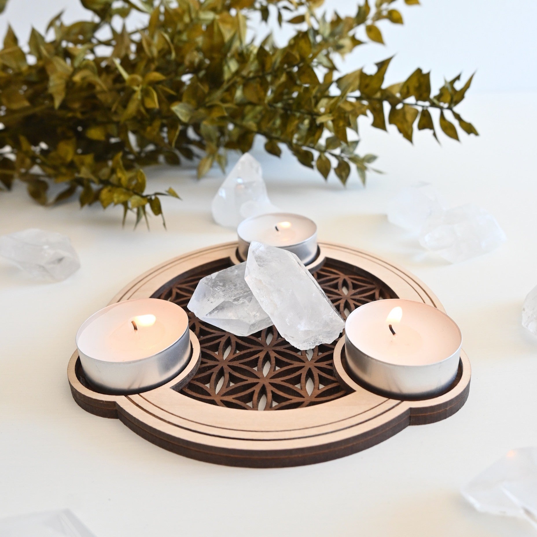 Base ritual limpiadora - Flor de la vida