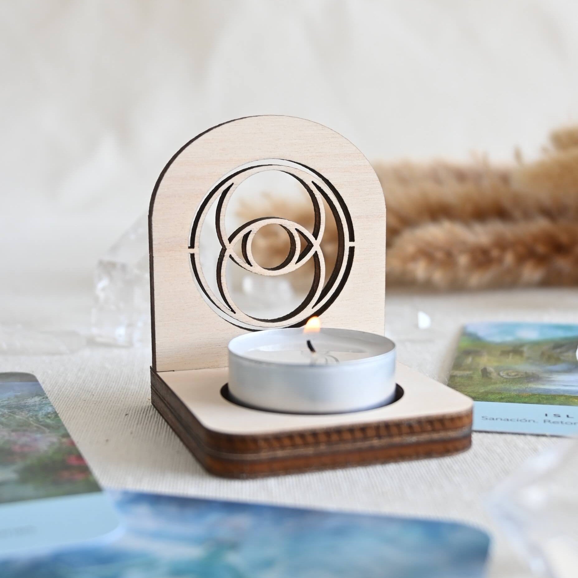 Portavelas Vesica Piscis - Equilibrio & conexión