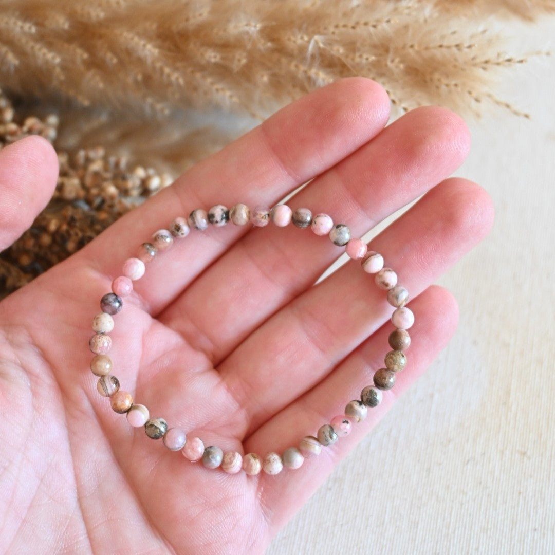 Pulsera rodocrosita - Amor propio y sanación emocional