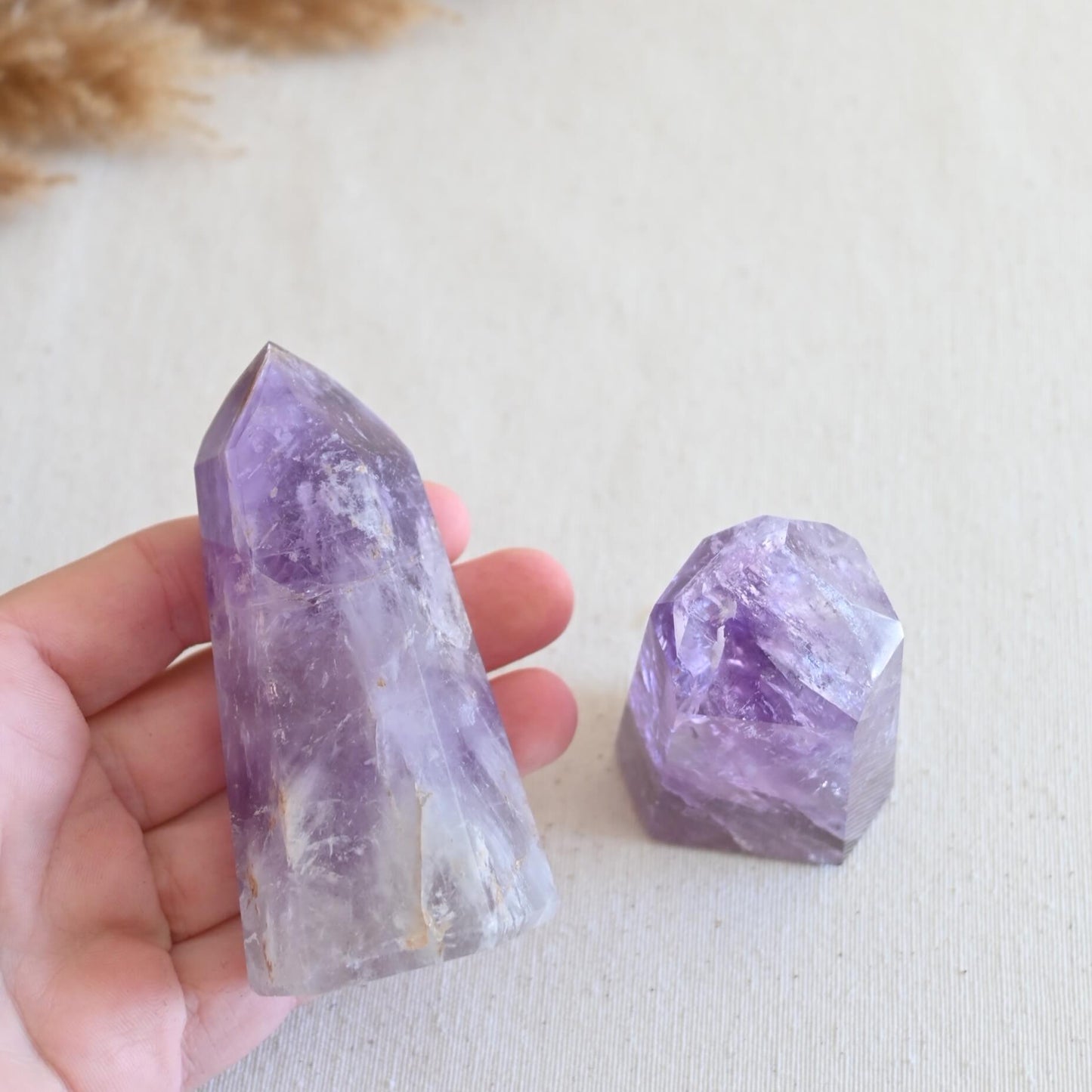 Punta de amatista FANTON - Integración, claridad & Sabiduría Interna