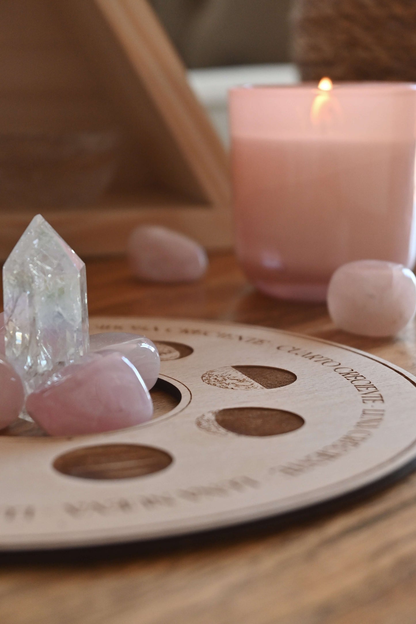 Rueda de las fases lunares – Guía Lunar Ritual & Portal de Intención