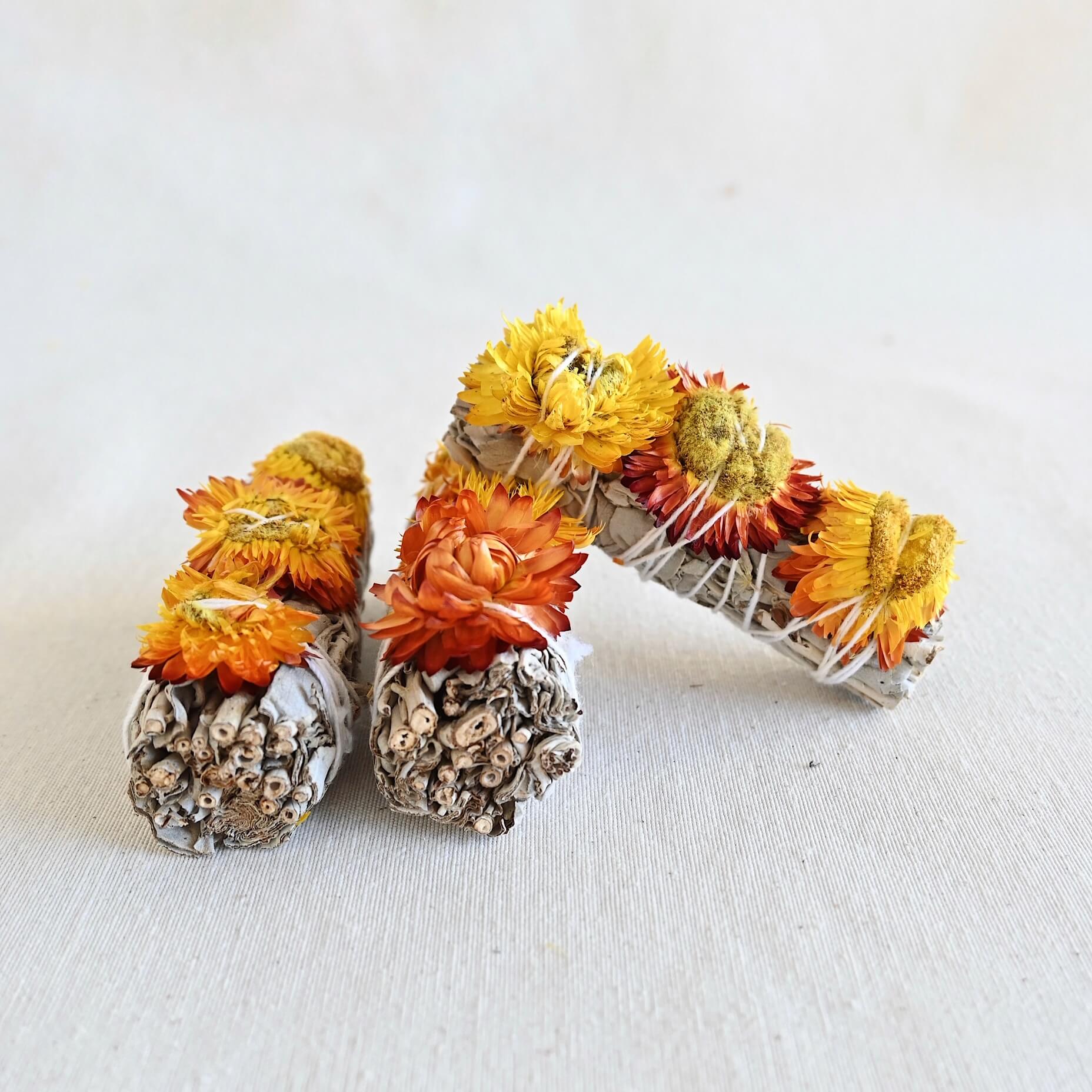 Salvia blanca con Siempreviva - Purificación, Energía & Protección