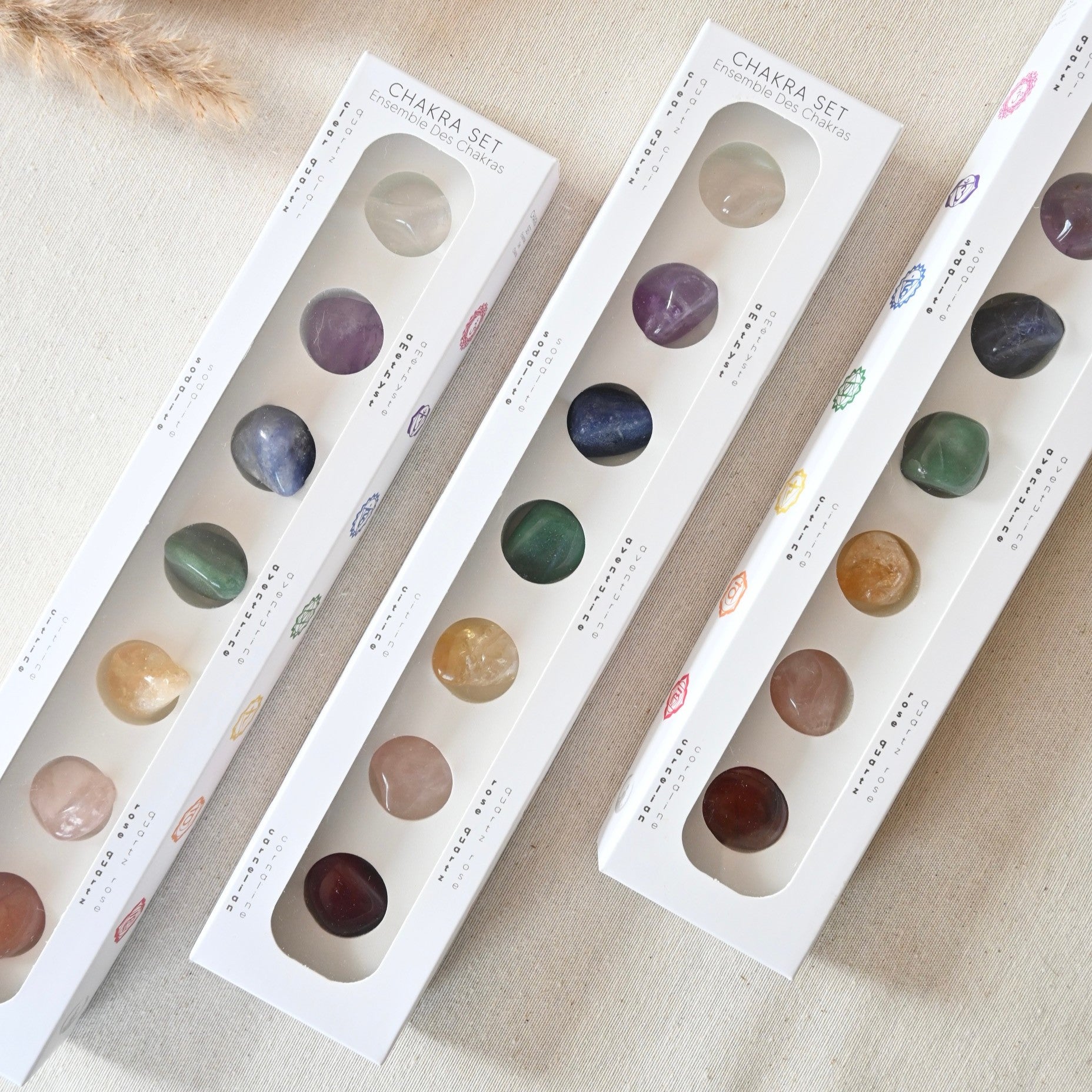🌈 Set de Minerales 7 Chakras