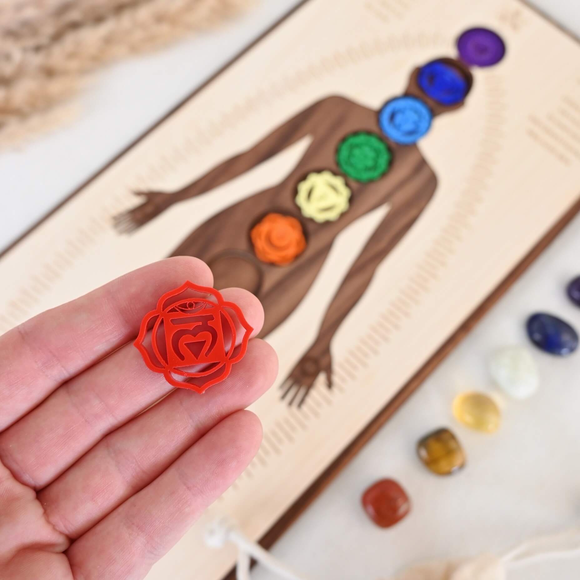 Tabla de Radiestesia profesional siete Chakras