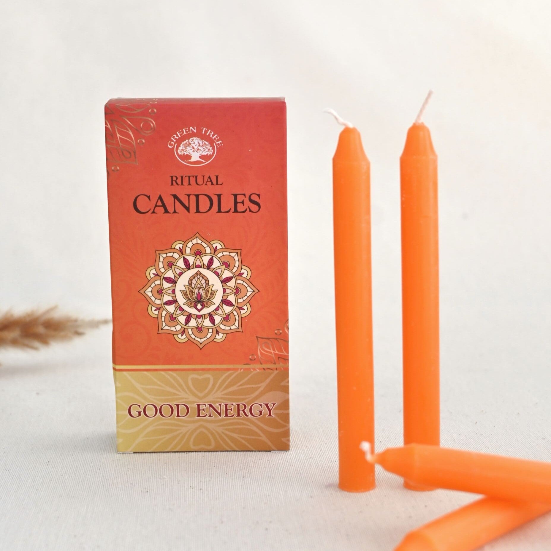 Caja 10 velas ritual - Energía vital & optimismo