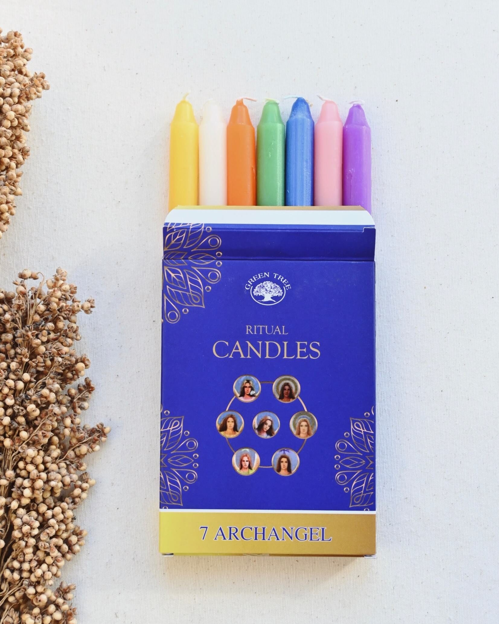 Caja 7 velas ritual | 7 Arcángeles