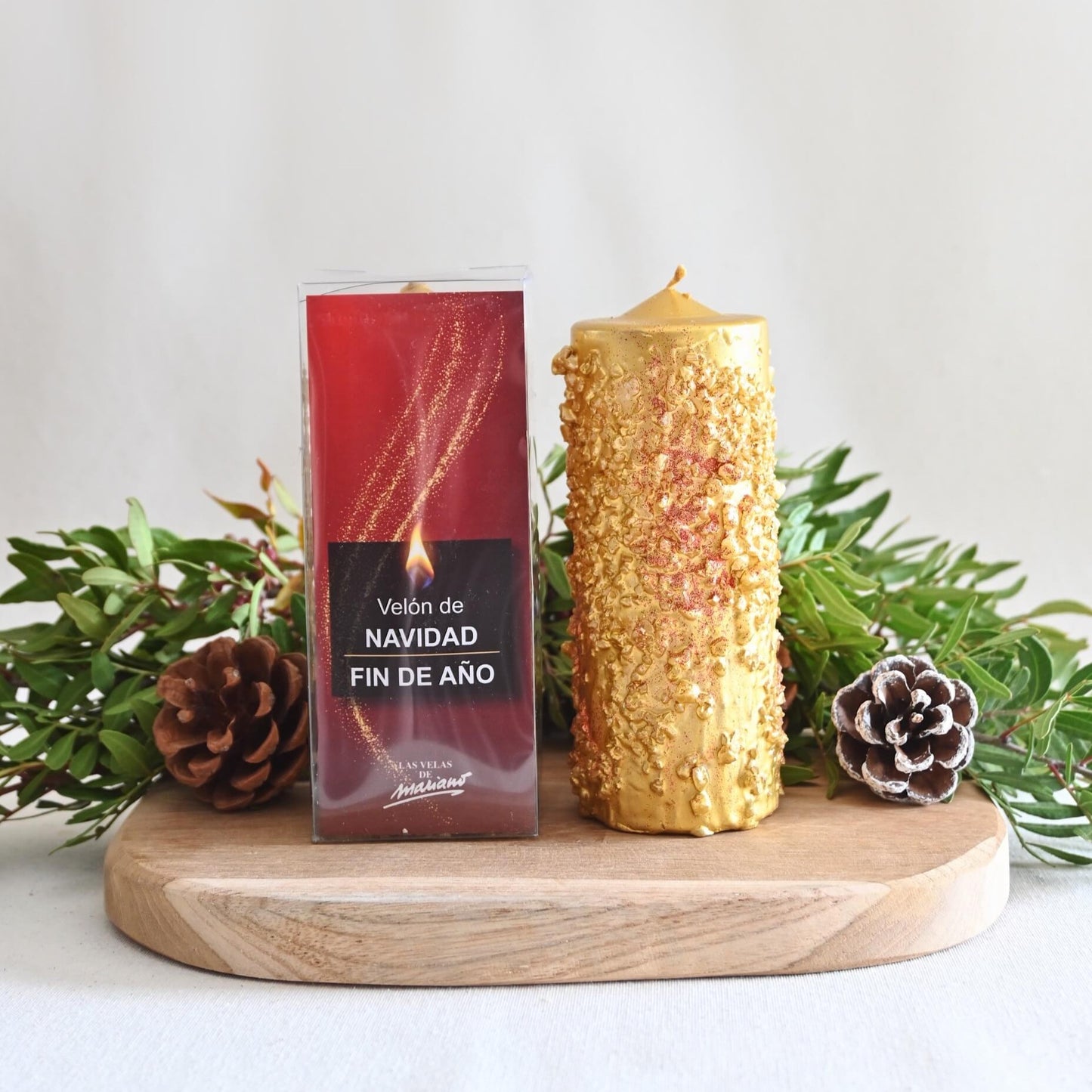 Velón Especial Navidad y Fin de Año | Entrada del solsticio de invierno y el año nuevo